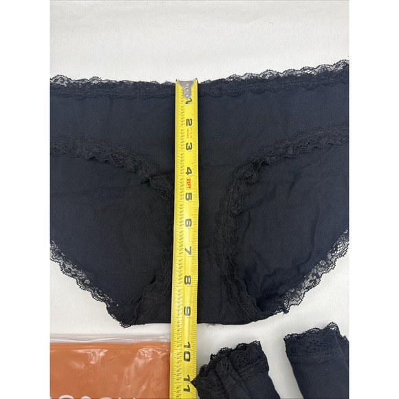 Women's Lace Trim Hipster Sexy Low Rise Panties Stretchy Underwear Cotton XXL.. - Picture 5 of 13